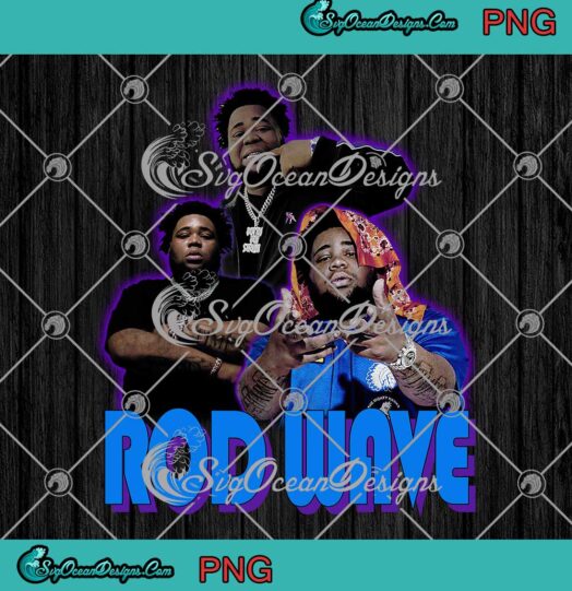 Rod Wave Rapper PNG JPG Digital Download