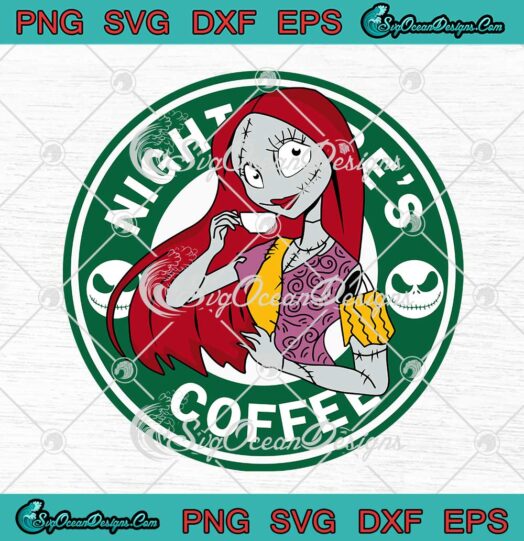 Sally Starbucks Nightmare's Coffee SVG Nightmare Before Christmas SVG Cricut
