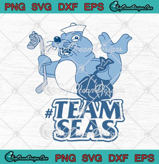 Team Seas Sea Lion SVG Cricut