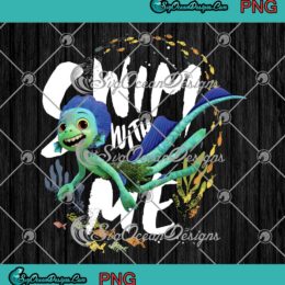 Disney Pixar Luca Sea Monster Swim With Me Cartoon Gift PNG JPG