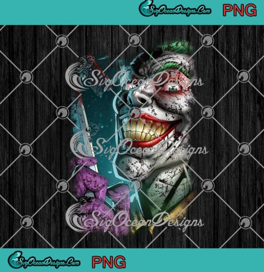 Joker DC Comics Graphic Art PNG JPG Digital Download