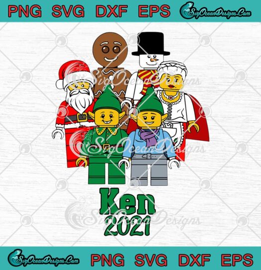 Lego Family Christmas Merry Xmas 2021 Family Gifts SVG Cricut