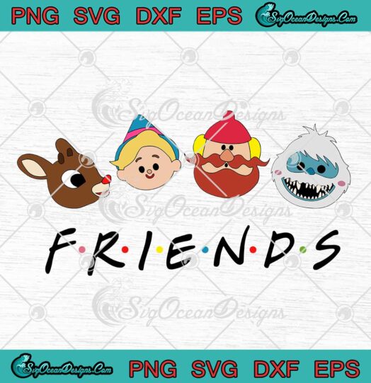 Rudolph Friends Kids Christmas SVG Rudolph the Red Nosed Reindeer Characters SVG Cricut