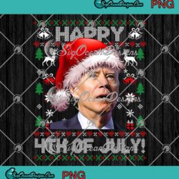 Santa Joe Biden Happy 4th Of July Ugly Christmas PNG JPG