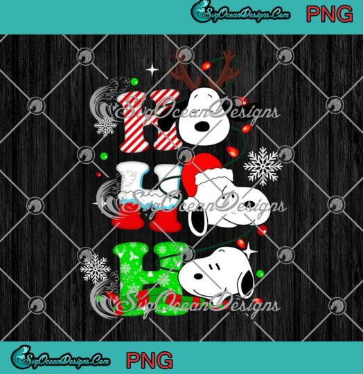 Snoopy Ho Ho Ho Merry Christmas 2021 Peanuts Snoopy Xmas PNG JPG