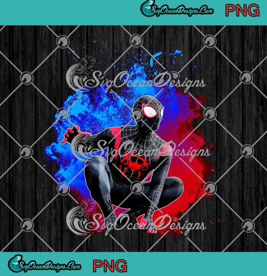 Spider-Man Soul Of Miles Marvel Comics PNG Miles Morales Superhero PNG JPG