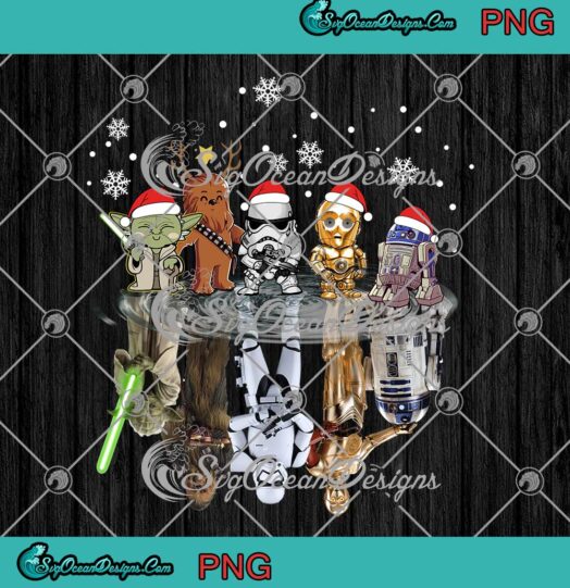 Star Wars Chibi Characters Christmas Star Wars Family Christmas Gift PNG JPG