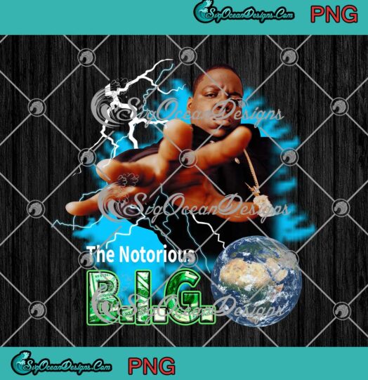 The Notorious B.I.G Rapper Singer Graphic Art PNG JPG Digital Download
