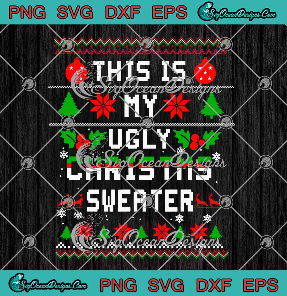 Bengals Christmas Svg Ugly Sweater Svg Football Team 