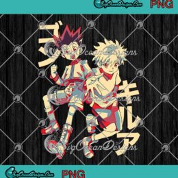 Hunter x Hunter Killua And Gon Anime Japanese Manga PNG JPG Digital Download