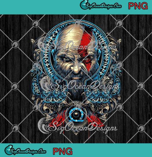 Kratos God Of War Emblem Video Game Series PNG Gaming Gift PNG JPG