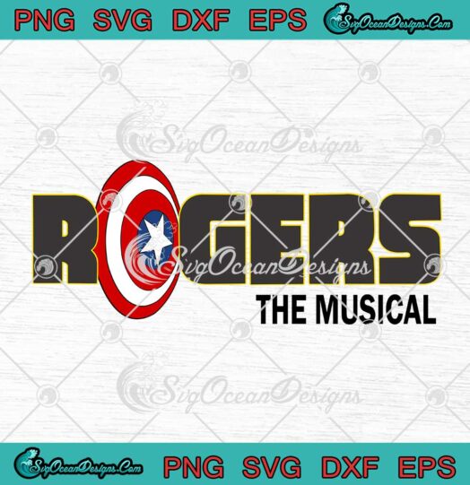 Marvel Hawkeye Rogers The Musical Logo SVG PNG Cricut