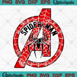Marvel Spider-Man Avengers Logo SVG PNG Cricut