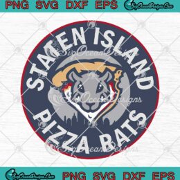 Staten Island Pizza Rats Logo SVG PNG Cricut