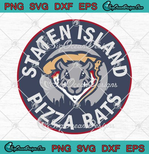 Staten Island Pizza Rats Logo SVG PNG Cricut