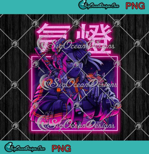 Street Fighter Chun-Li Neon Spring Video Game Gift PNG Gaming Lovers PNG JPG