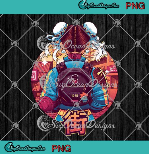 Chun-Li Street Fighter Spring Fighter Video Game Gift PNG JPG
