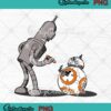 Futurama Star Wars Bender And BB-8 Robot Funny PNG JPG Digital Download