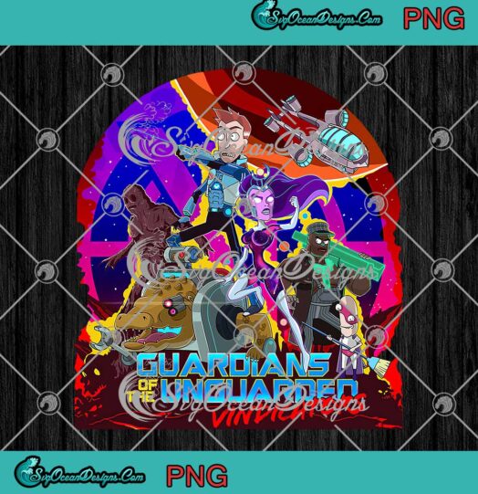 Guardians Of The Unguarded Vindicators Rick And Morty PNG JPG Digital Download