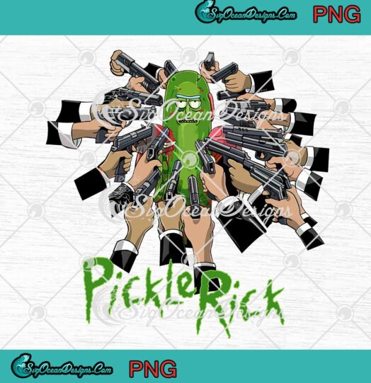 Rick And Morty John Wick And Pickle Rick Funny PNG JPG Digital Download