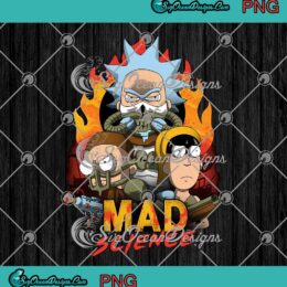 Rick And Morty ​Mad Science PNG Funny TV Series PNG JPG Digital Download