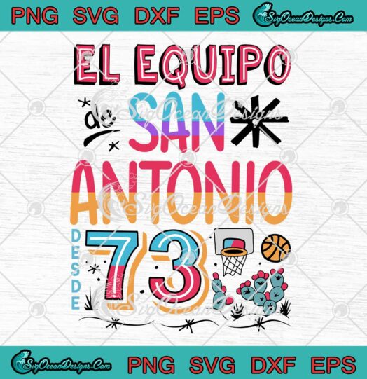 San Antonio Spurs La Cultura El Equipo SVG PNG Cricut