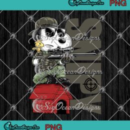 Snoopy And Woodstock Snipy Sniper Funny PNG JPG Digital Download