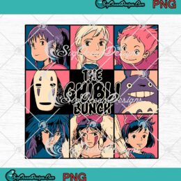The Ghibli Bunch Anime Characters Group My Neighbor Totoro PNG JPG Digital Download