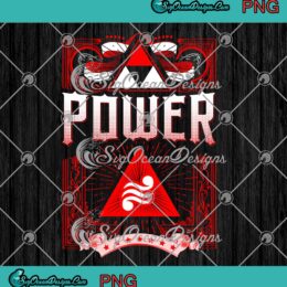 The Legend Of Zelda Power Video Game Gaming Gift PNG JPG Digital Download