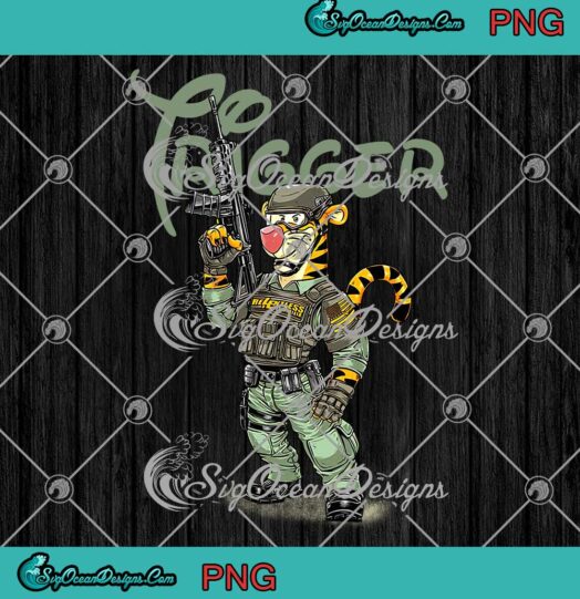 Trigger Tigger Army Winnie-the-Pooh Cute Gift PNG JPG Digital Download