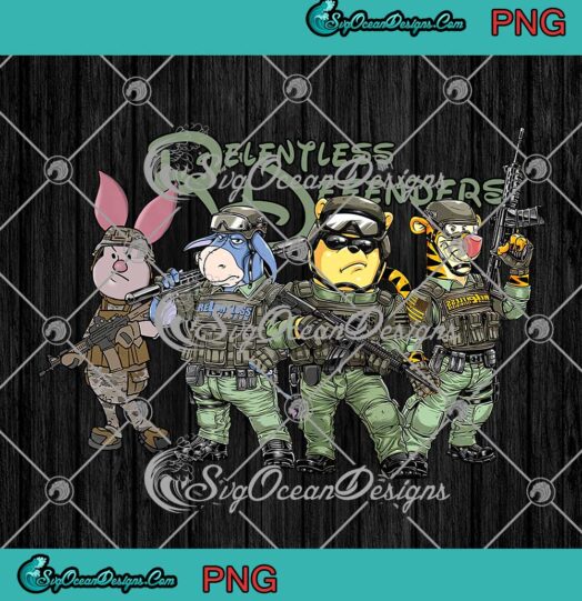 Winnie-the-Pooh Relentless Defenders Army Pooh Eeyore Tigger And Piglet PNG JPG