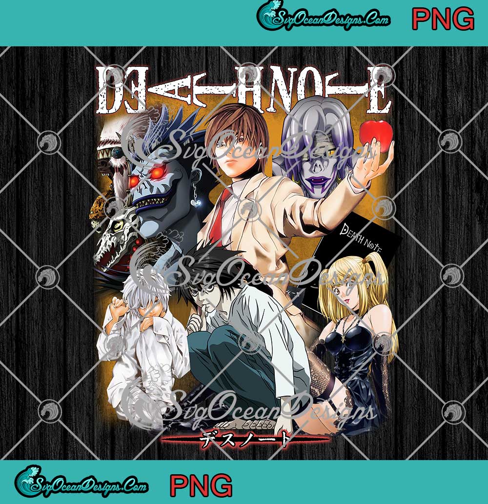 Death Note Japanese Anime Manga Series PNG JPG Digital Download -  Svgoceandesigns