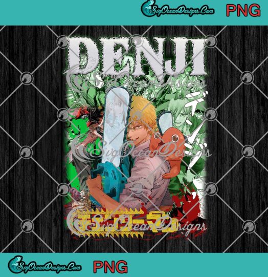 Denji Chainsaw Man Japanese Manga Anime Series PNG JPG Digital Download