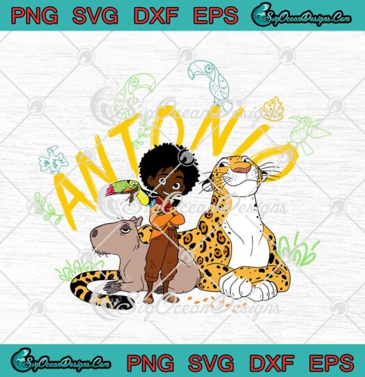 Disney Encanto Antonio With Animal Friends SVG Kids Birthday Gift SVG PNG Cricut