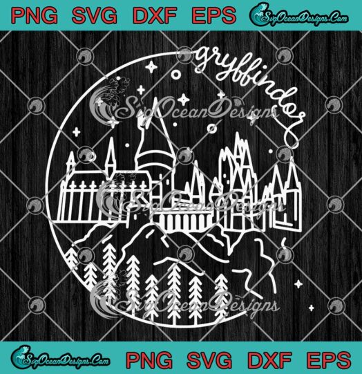 Harry Potter Gryffindor SVG PNG EPS DXF Cricut File