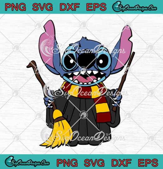 Harry Potter Stitch Disney Lilo And Stitch Potter SVG Magic Gifts SVG PNG EPS DXF Cricut File