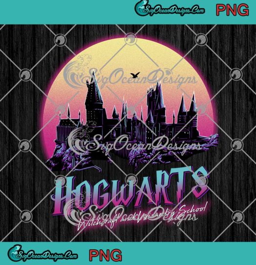 Hogwarts Witchcraft And Wizardry School Harry Potter PNG JPG Digital Download