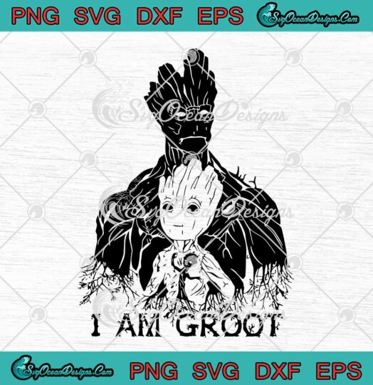 I Am Groot Guardians Of The Galaxy Marvel Movie SVG PNG Cricut