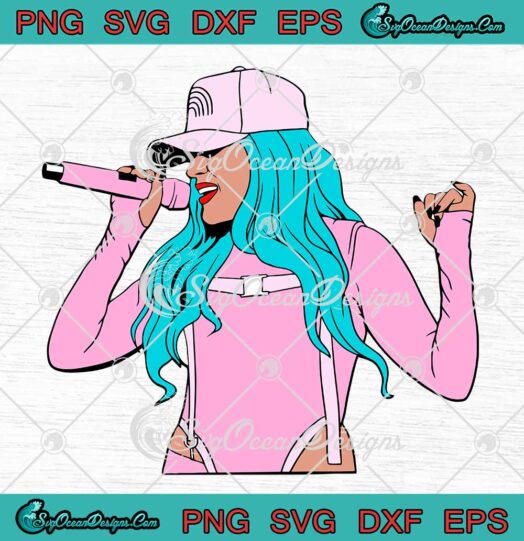 Karol G Karol Micro Pink Girl La Bichota Trending Music SVG PNG Cricut