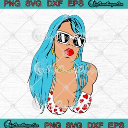Karol G Sexy Singer SVG Gift For Music Lovers SVG PNG EPS DXF Cricut File