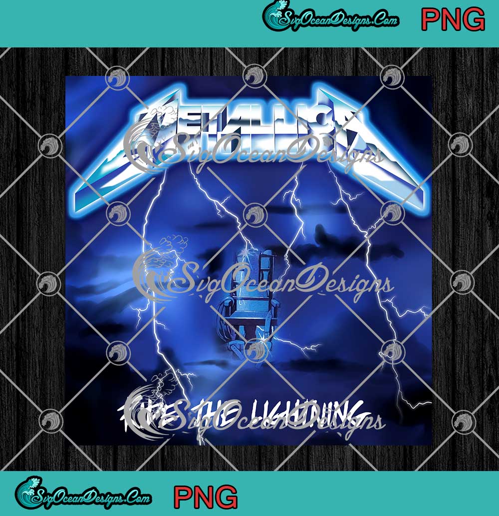 Metallica Ride The Lightning Tour Rock Band PNG JPG Digital Download - SVG  PNG Cricut Silhouette
