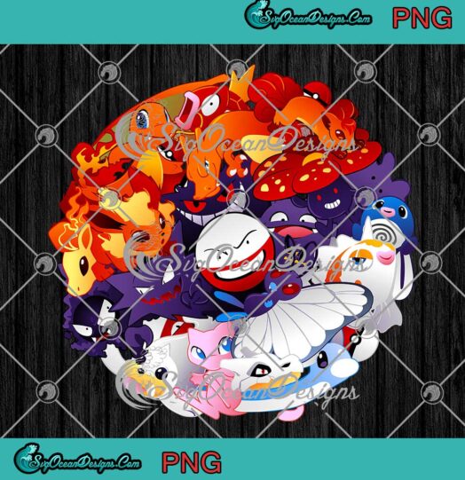 Pokeball Pokemon PokeBall Gang PNG Cute Cartoon Kids PNG JPG
