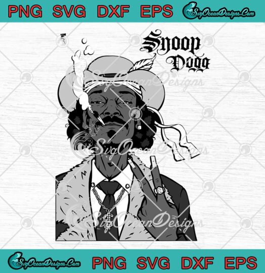 Snoop Dogg Vintage 90s Rapper SVG PNG Cricut