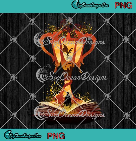 The 4th Book Of Magic Harry Potter PNG JPG Digital Download