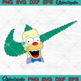 The Simpsons Krusty The Clown  SVG Just Do It SVG PNG EPS DXF Cricut File