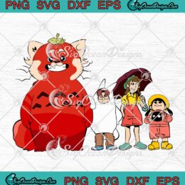 Turning Red Characters Disney Pixar Movie Lovers Fan Gifts SVG PNG EPS DXF Cricut
