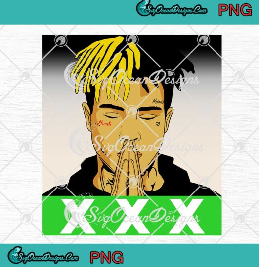 XXXTENTACION American Rapper Music Gifts PNG JPG Design For Shirt Digital Download