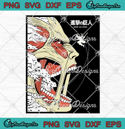 Attack On Titan SVG Levi Ackerman Fights Colossal Titan SVG Anime Manga SVG PNG EPS DXF Cricut File