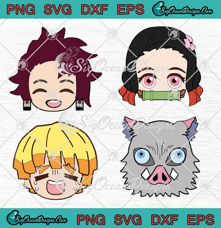 Demon Slayer Svg Bundle Anime Svg Tanjiro Svg Zenitsu Svg Etsy Uk ...