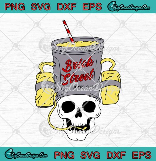 Skull Brick Street Oxford Ohio Funny SVG PNG EPS DXF Cricut File